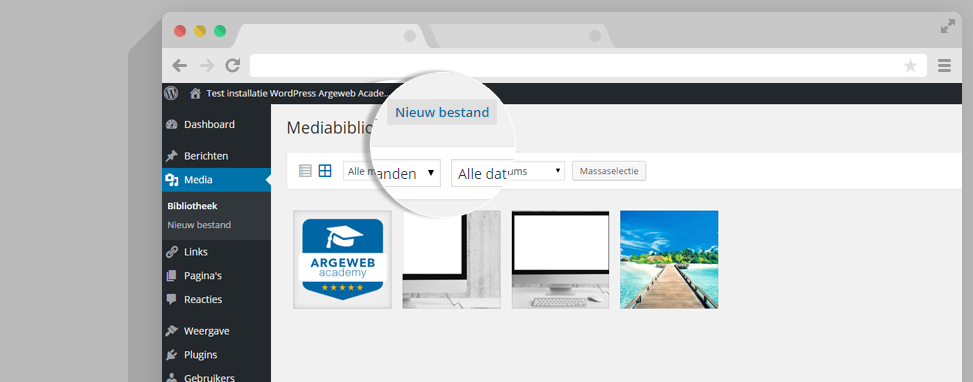 mediabeheer WordPress