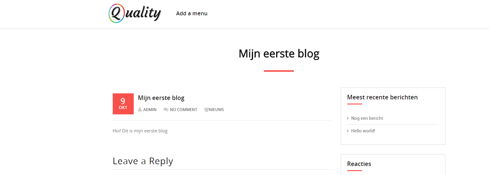 Bericht bekijken