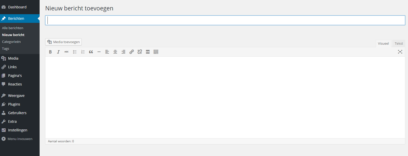 WYSIWYG WordPress