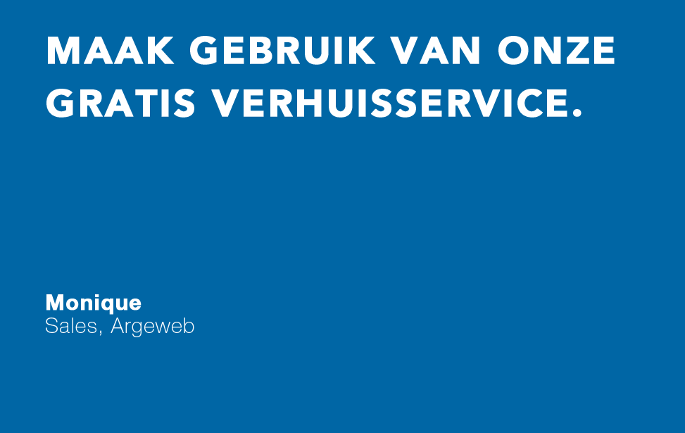gratis verhuisservice Argeweb