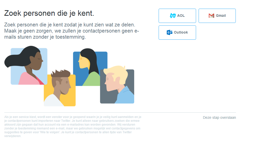 Personen zoeken Twitter