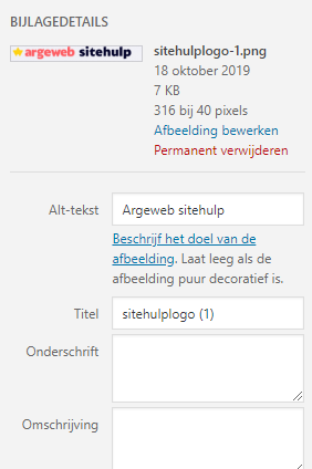 Afbeelding voorzien van ALT tags