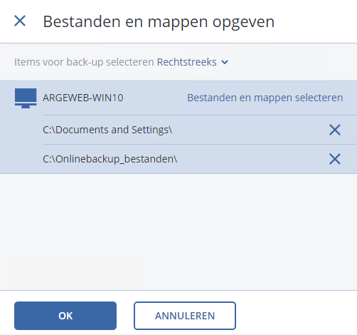 Acronis bestanden en mappen bevestigen Acronis bestanden en mappen bevestigen