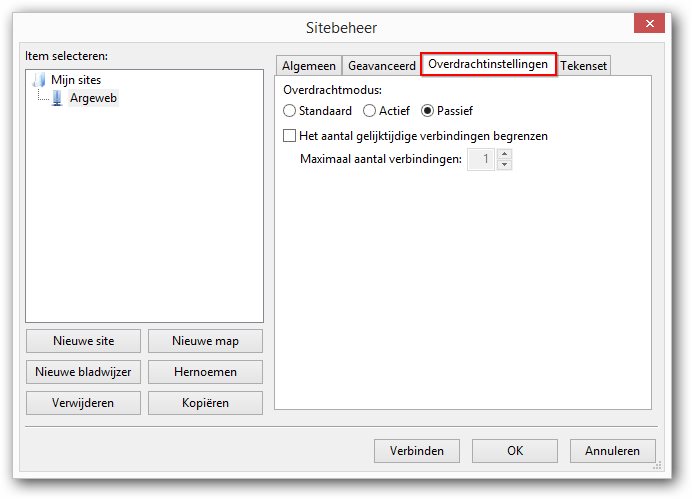 passieve verbinding ftp filezilla passieve verbinding ftp filezilla
