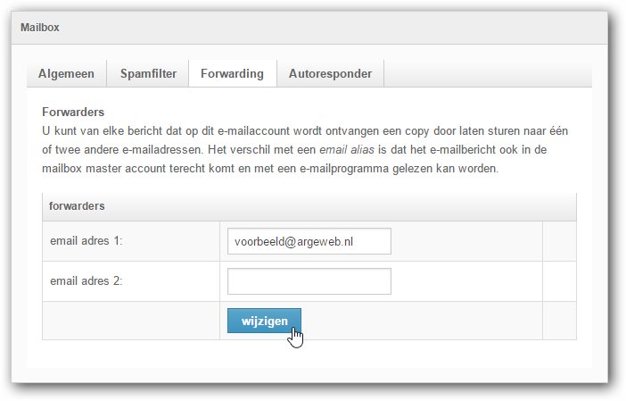 forwarding op mailbox instellen forwarding op mailbox instellen