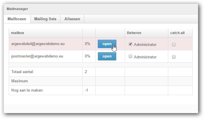 mailbox openen mailbox openen