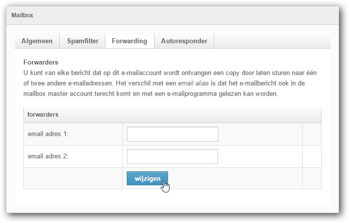 forwarding verwijderen forwarding verwijderen