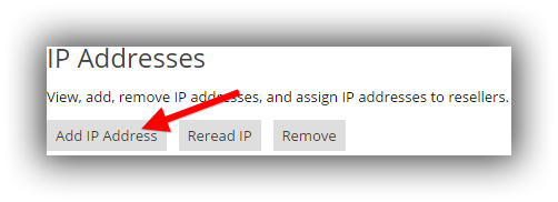 add ip address plesk