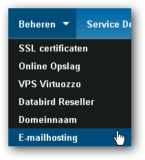 beheren e-mailhosting