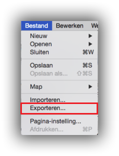 Exporteren Outlook