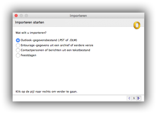 Wat wilt u importeren? Wat wilt u importeren?