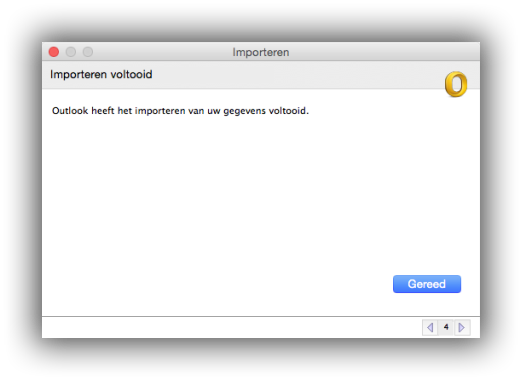 Importeren voltooid