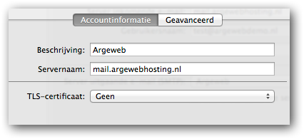accountinformatie accountinformatie