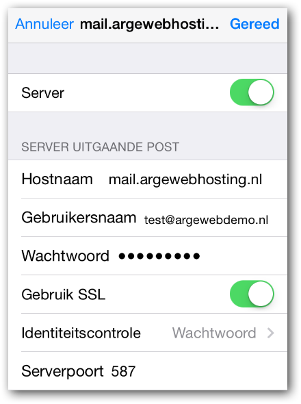 uitgaande mail instellingen uitgaande mail instellingen