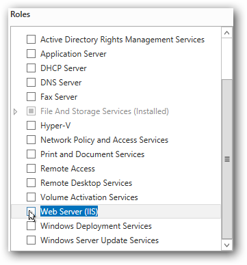 Web Server IIS