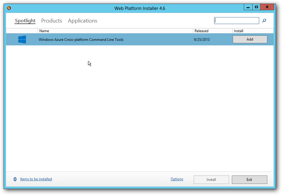 Web platform installer Web platform installer