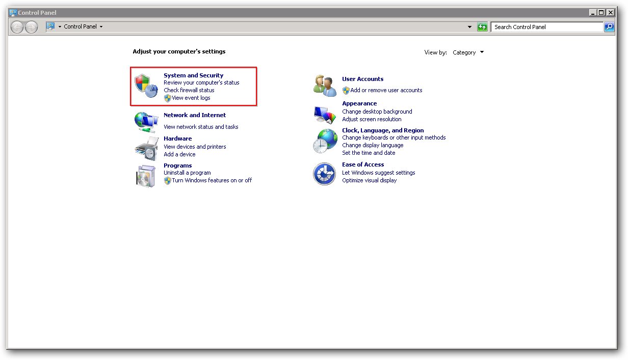 Windows Updates- System and Security Windows Updates- System and Security