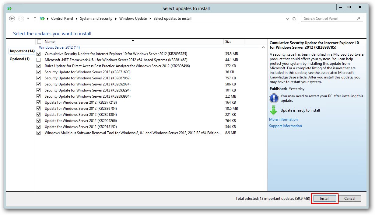 windows updaten