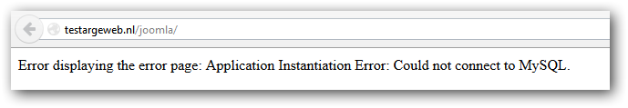error joomla error joomla