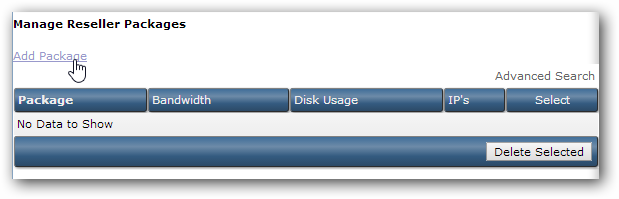 addpackage addpackage