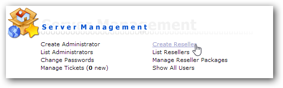 createreseller createreseller
