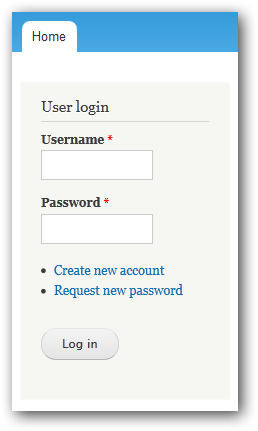 login drupal