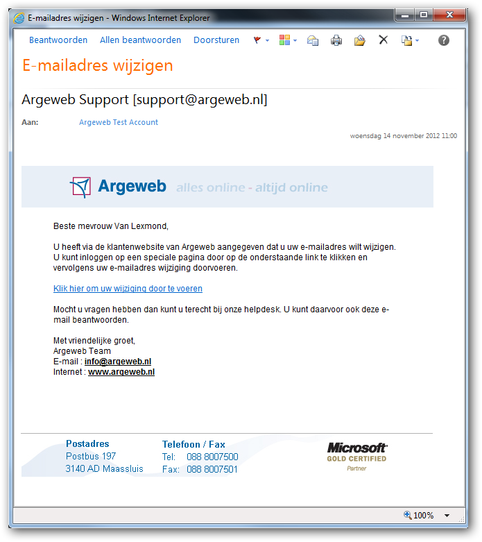 e-mailadres wijzigen e-mailadres wijzigen