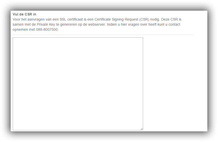CSR gegevens CSR gegevens
