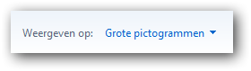 Weergave pictrogrammen Weergave pictrogrammen