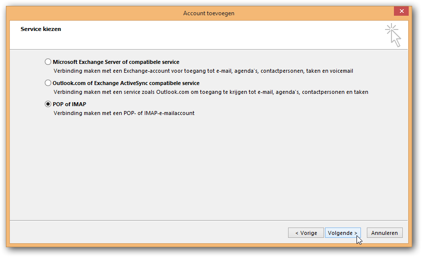 pop of imap pop of imap