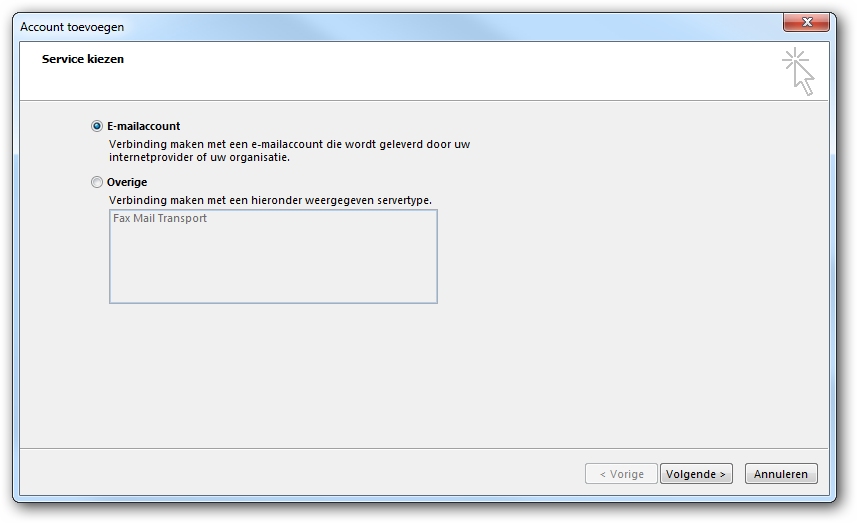 E-mailaccount E-mailaccount