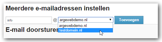 alias toevoegen alias toevoegen