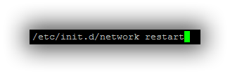 Network restart Network restart