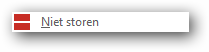 niet storen niet storen