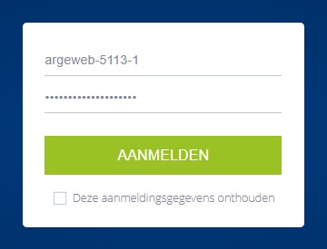 Aanmelden online backup