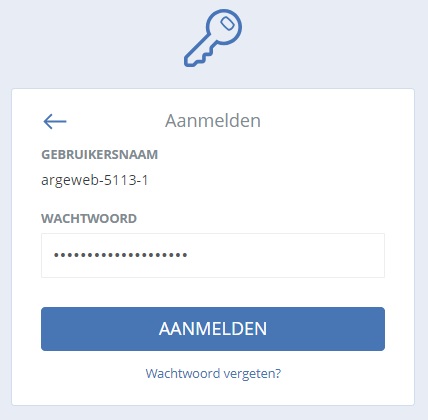 Aanmelden online back-up