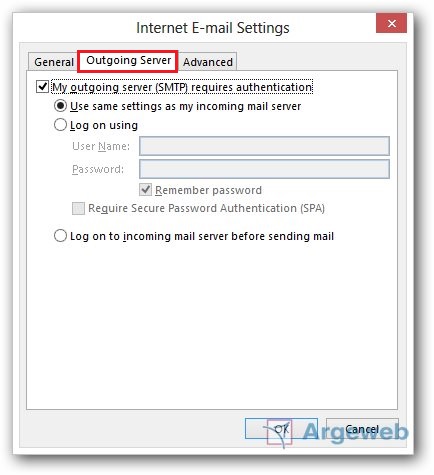 Uitgaande server Uitgaande server