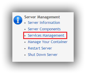 Services Management Services Management