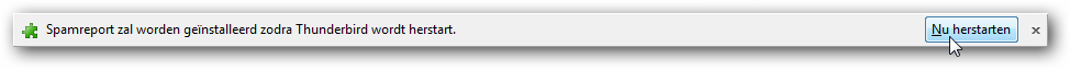 Thunderbird herstarten Thunderbird herstarten