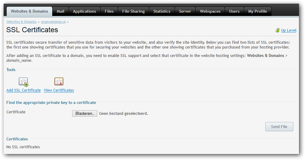 ssl certificate ssl certificate