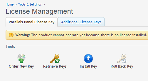 install key install key