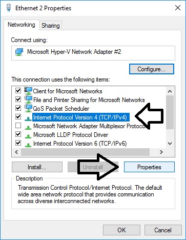 Ethernet instellingen aanpassen