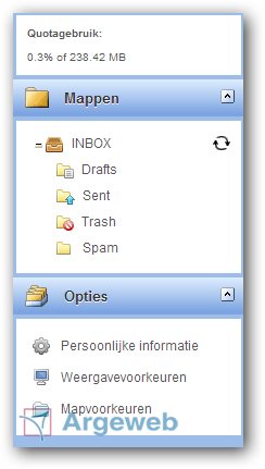 Informatie webmail