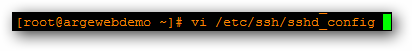 vi sshd_config vi sshd_config