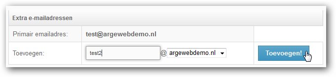 Hosted Exchange 2007- alias aanmaken Hosted Exchange 2007- alias aanmaken