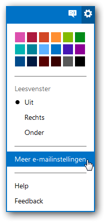 E-mailinstellingen