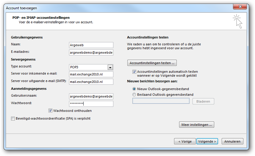 Aanmeldingsgegevens Aanmeldingsgegevens