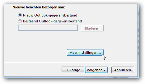 Meer instellingen Meer instellingen
