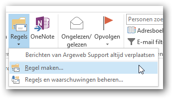 Regel toevoegen Regel toevoegen