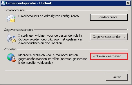 Profielen weergeven Profielen weergeven